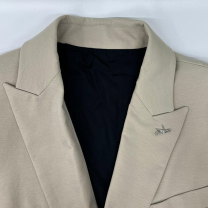 1piu1uguale3 COMFY Double Breasted Blazer Beige Size IV