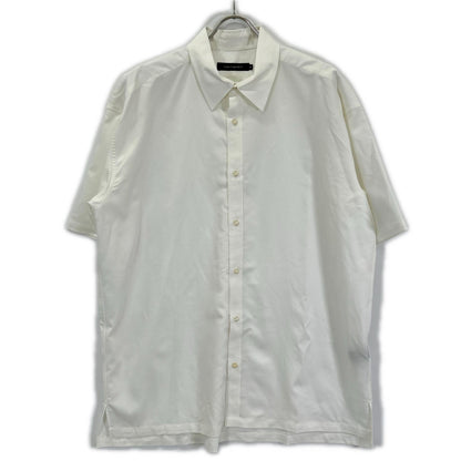1piu1uguale3 Oversized Back Rubber Logo Shirt Ivory Size VI