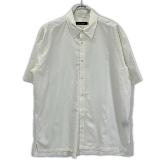 1piu1uguale3 Oversized Back Rubber Logo Shirt Ivory Size VI