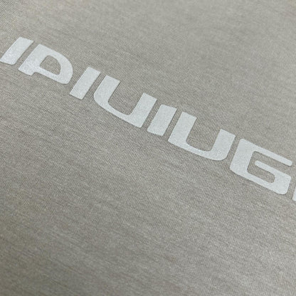 1piu1uguale3 Khaki S/S Big Crew Logo T-Shirt Size III