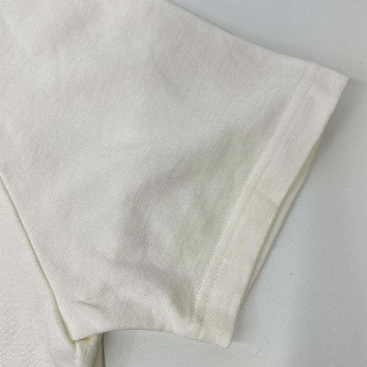 1piu1uguale3 White Round Big Side Slit T-Shirt Size IV