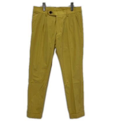 1piu1uguale3 Yellow Polyester Comfy Slacks Pants Size IV