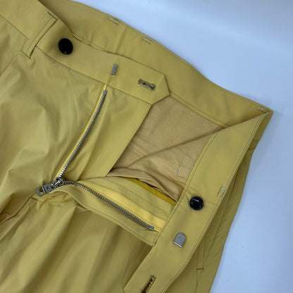 1piu1uguale3 Yellow Polyester Comfy Slacks Pants Size IV