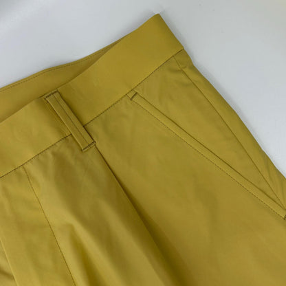 1piu1uguale3 Yellow Polyester Comfy Slacks Pants Size IV