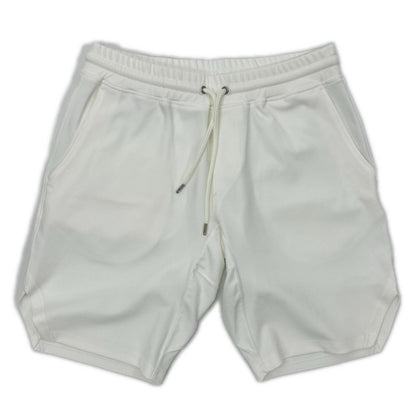 1piu1uguale3 White Polyester Wide Sweat Shorts Sweatshirt Size IV