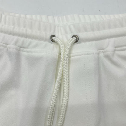 1piu1uguale3 White Polyester Wide Sweat Shorts Sweatshirt Size IV