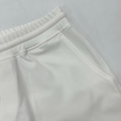 1piu1uguale3 White Polyester Wide Sweat Shorts Sweatshirt Size IV