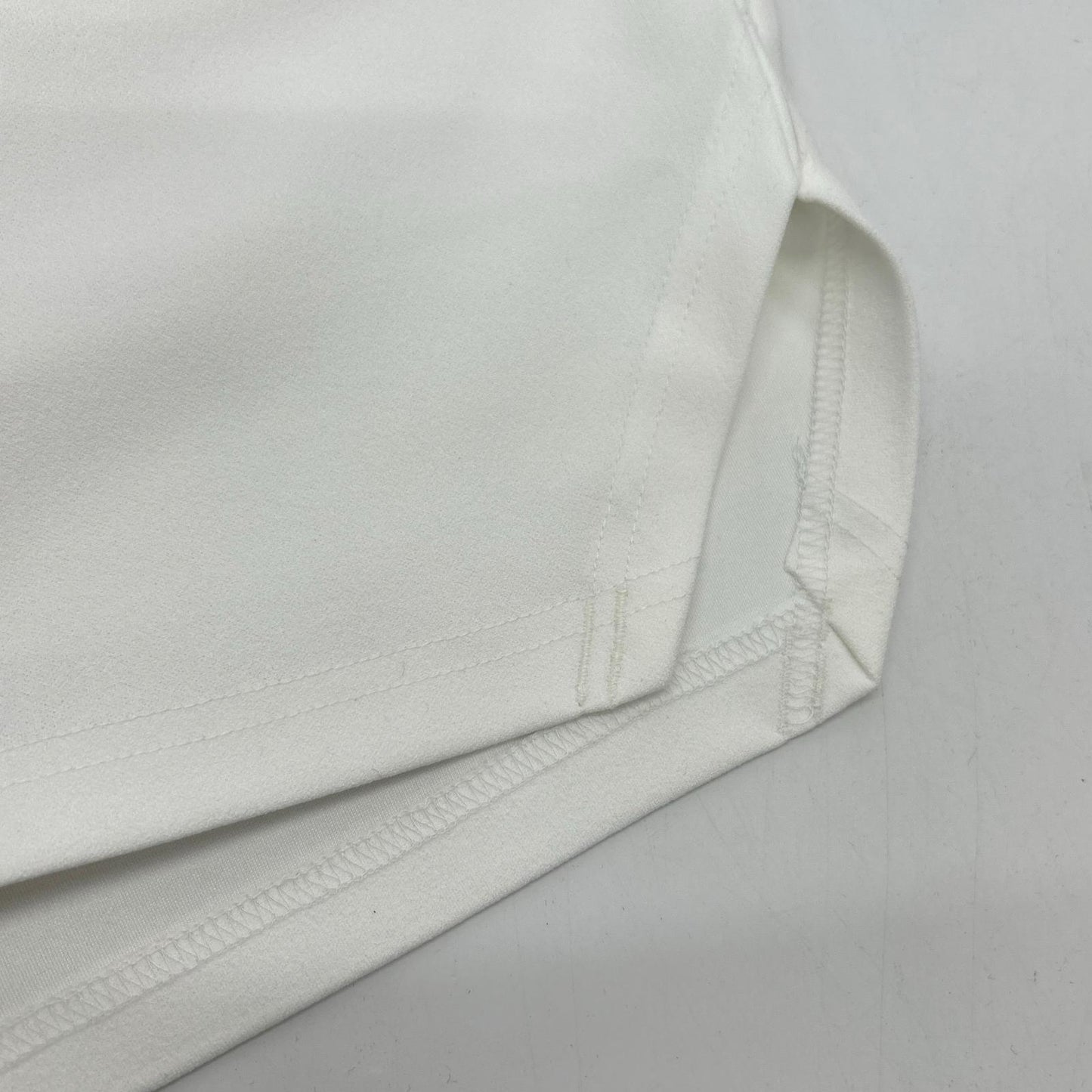 1piu1uguale3 White Polyester Wide Sweat Shorts Sweatshirt Size IV