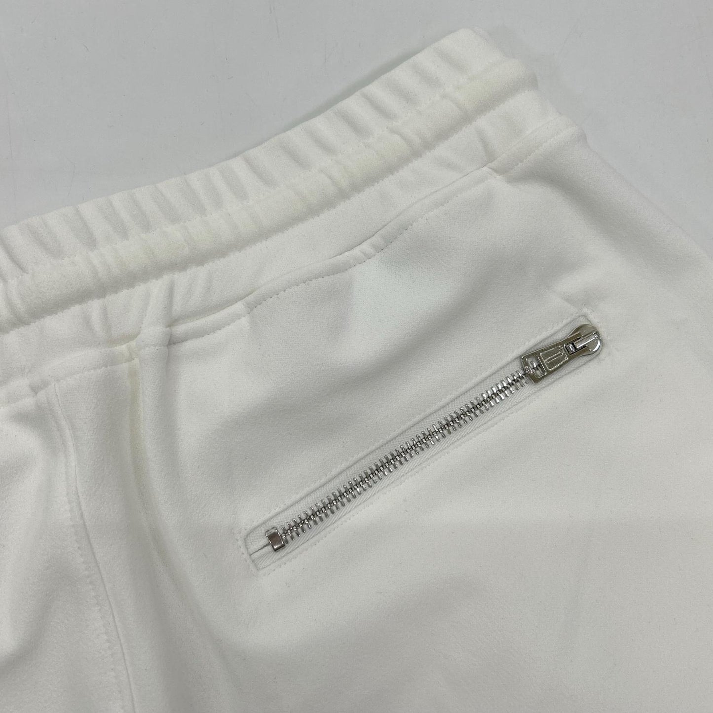 1piu1uguale3 White Polyester Wide Sweat Shorts Sweatshirt Size IV