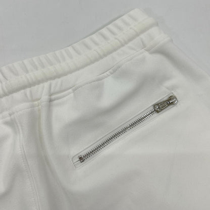 1piu1uguale3 White Polyester Wide Sweat Shorts Sweatshirt Size IV