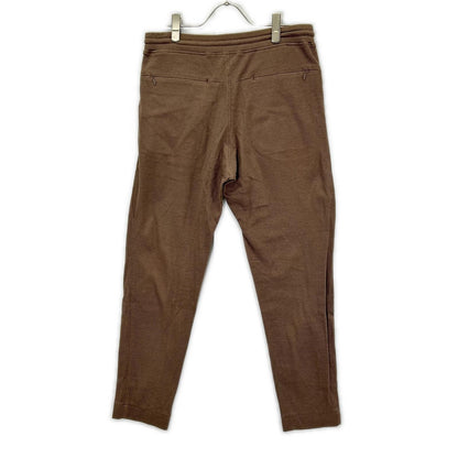 1piu1uguale3 Brown Cotton Drawstring Easy Pants Size IV