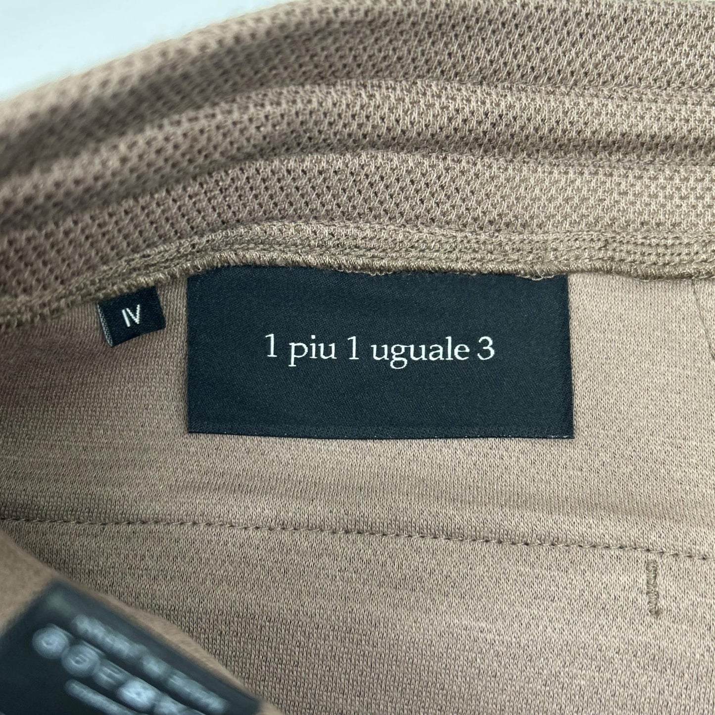 1piu1uguale3 Brown Cotton Drawstring Easy Pants Size IV