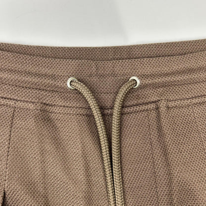 1piu1uguale3 Brown Cotton Drawstring Easy Pants Size IV
