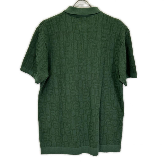 1piu1uguale3 Green Cotton Knit S/S Polo Shirt Size IV
