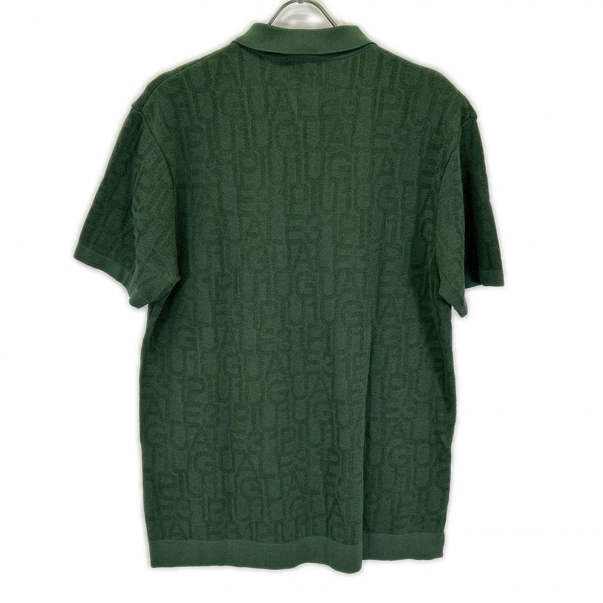 1piu1uguale3 Green Cotton Knit S/S Polo Shirt Size IV