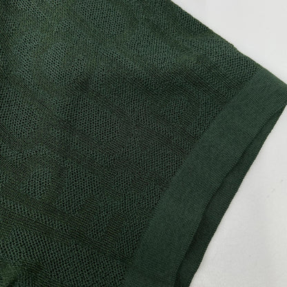 1piu1uguale3 Green Cotton Knit S/S Polo Shirt Size IV