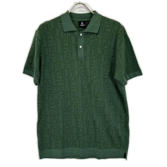 1piu1uguale3 Green Cotton Knit S/S Polo Shirt Size IV