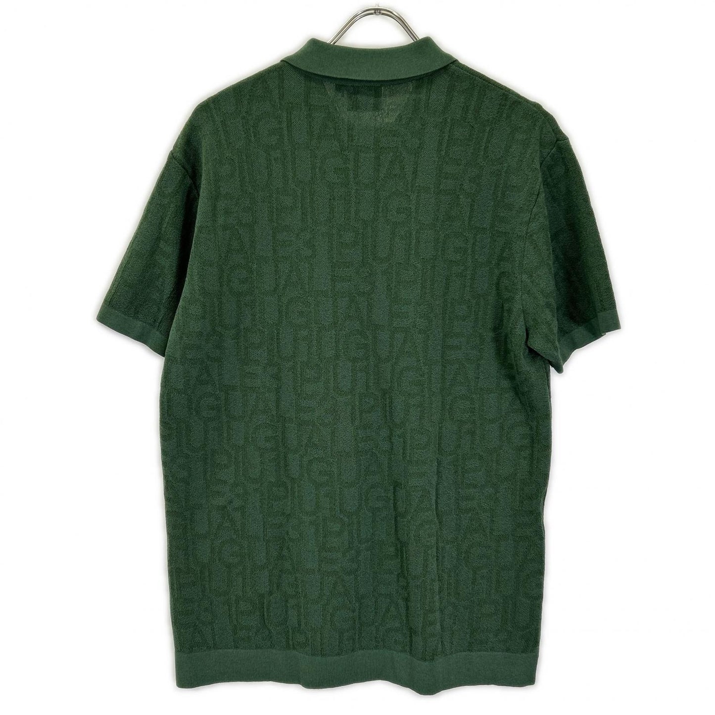 1piu1uguale3 Green Cotton Knit S/S Polo Shirt Size IV