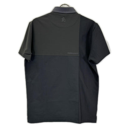 1piu1uguale3 Gray Polyester S/S Mesh Polo Shirt Size IV