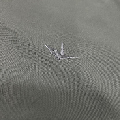 1piu1uguale3 Gray Polyester S/S Mesh Polo Shirt Size IV