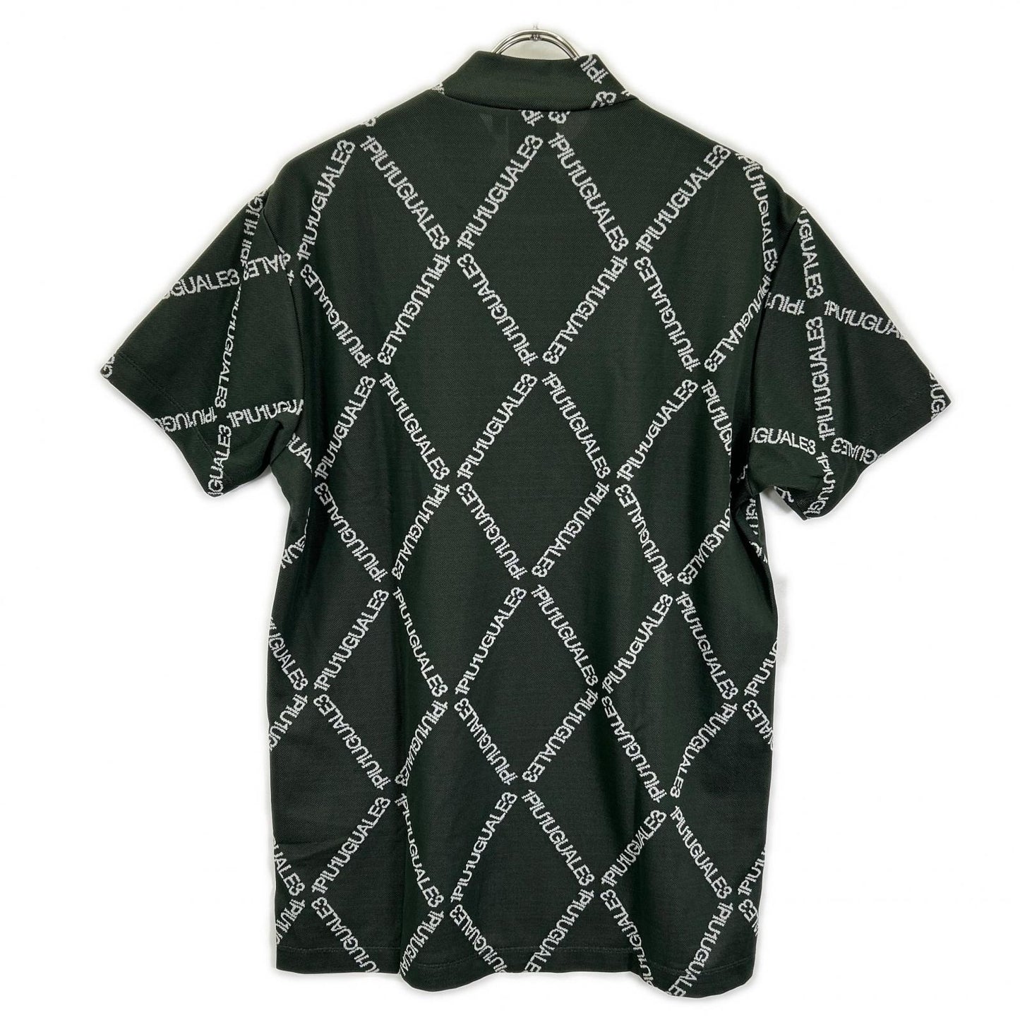 GOLF x Toga S/S Argyle Logo Mock Neck T-Shirt Green Size IV