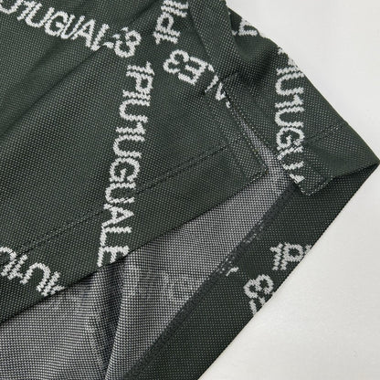 GOLF x Toga S/S Argyle Logo Mock Neck T-Shirt Green Size IV