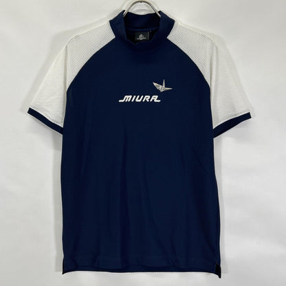 SMOCK GMT x Miura Giken S/S Mesh Mock Neck T-Shirt Size IV