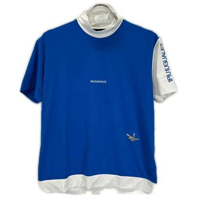 ADP GOLF S x Del Piero S/S Mock Neck T-Shirt Blue Size IV