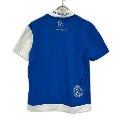 ADP GOLF S x Del Piero S/S Mock Neck T-Shirt Blue Size IV