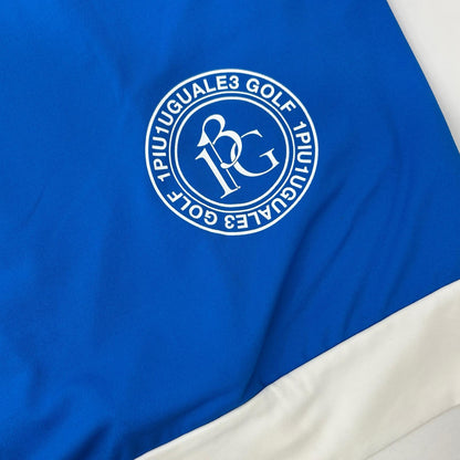 ADP GOLF S x Del Piero S/S Mock Neck T-Shirt Blue Size IV