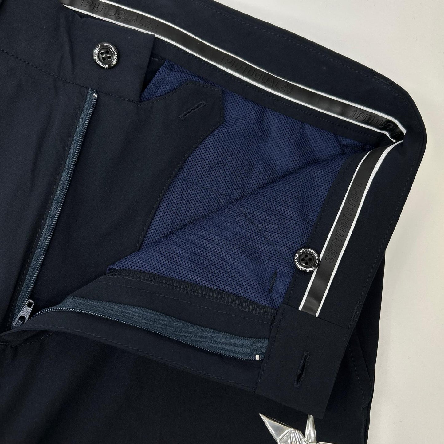 GOLF 1piu1uguale3 Slim Nylon Pants Black Size III