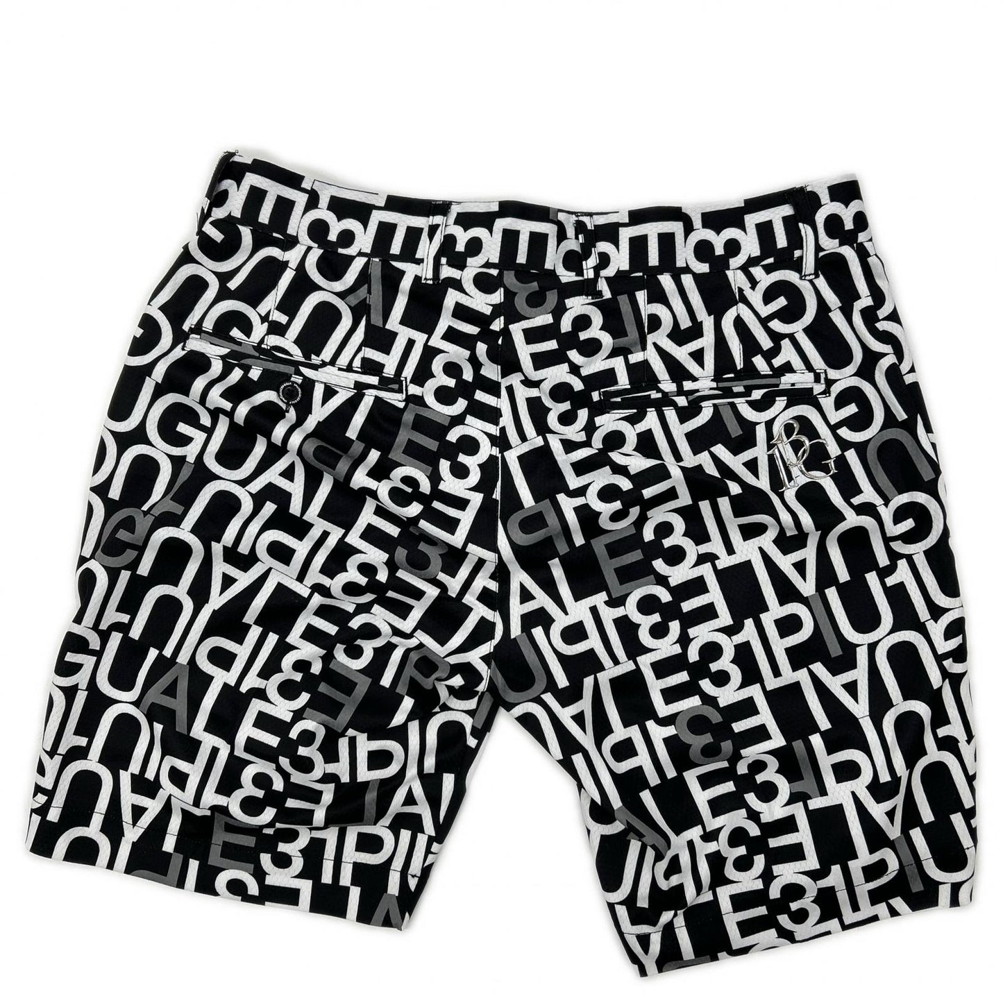 GOLF 1piu1uguale3 All-Over Logo Shorts Multi Size V