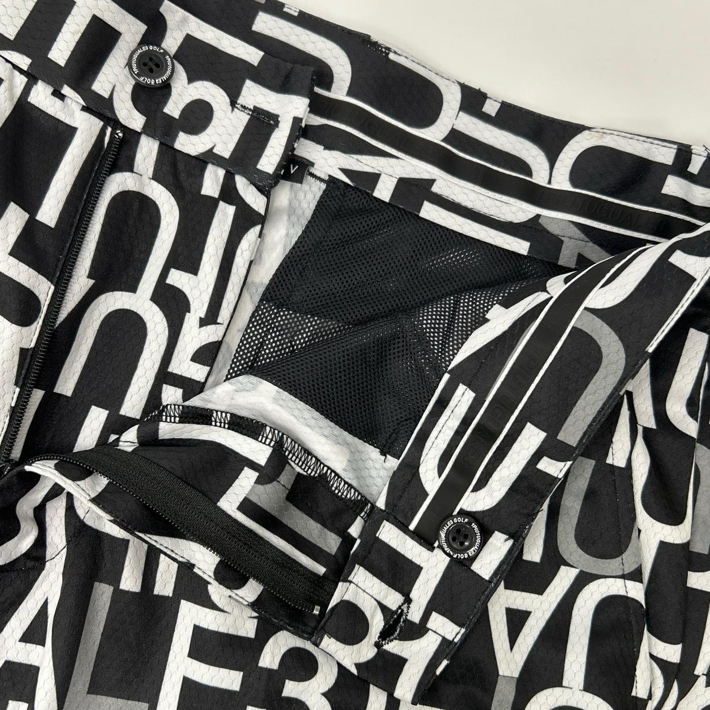 GOLF 1piu1uguale3 All-Over Logo Shorts Multi Size V