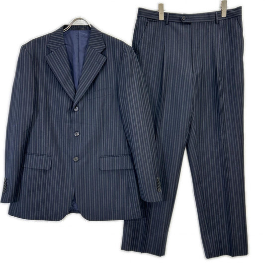 PaulSmith Black Stripe Wool Suit Jacket Size L2