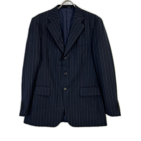 PaulSmith Black Stripe Wool Suit Jacket Size L2