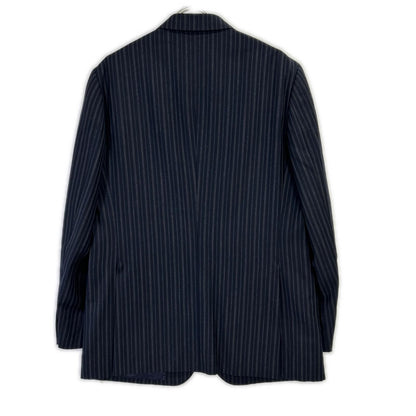 PaulSmith Black Stripe Wool Suit Jacket Size L2