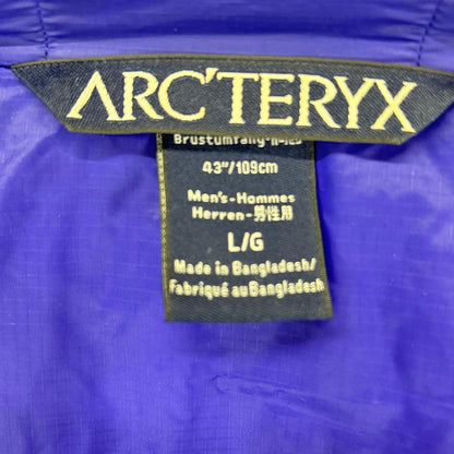 ARC'TERYX Atom Hoody Jacket Nylon Purple Size L