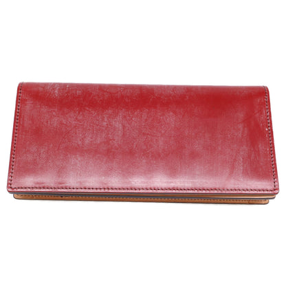 COCOMEISTER Bridle Imperial Leather Wallet Red Size ONE SIZE