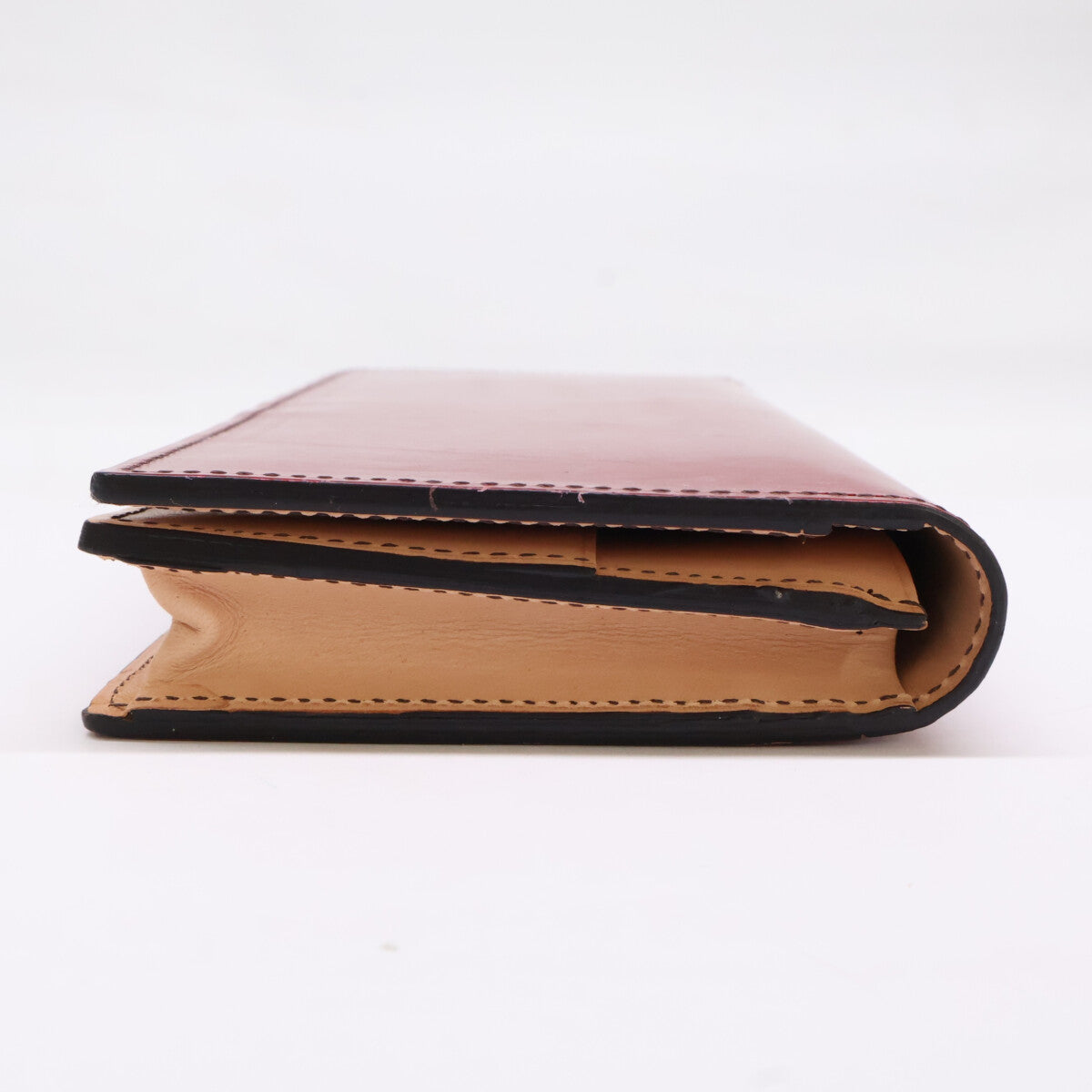 COCOMEISTER Bridle Imperial Leather Wallet Red Size ONE SIZE