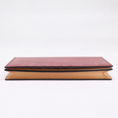 COCOMEISTER Bridle Imperial Leather Wallet Red Size ONE SIZE