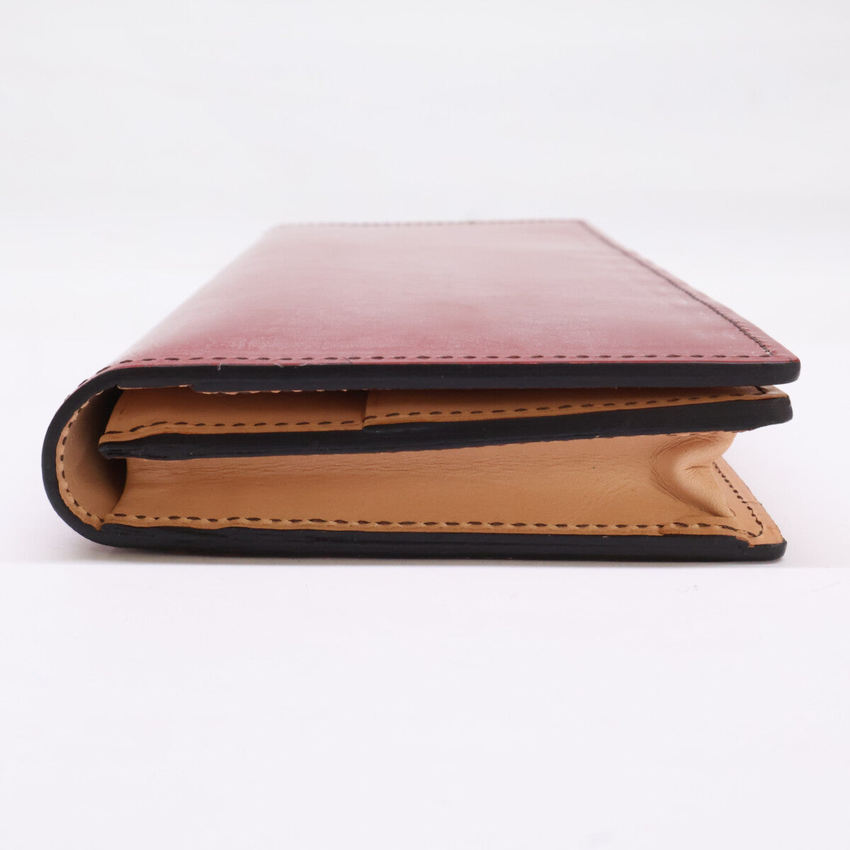 COCOMEISTER Bridle Imperial Leather Wallet Red Size ONE SIZE