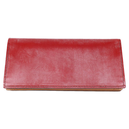 COCOMEISTER Bridle Imperial Leather Wallet Red Size ONE SIZE