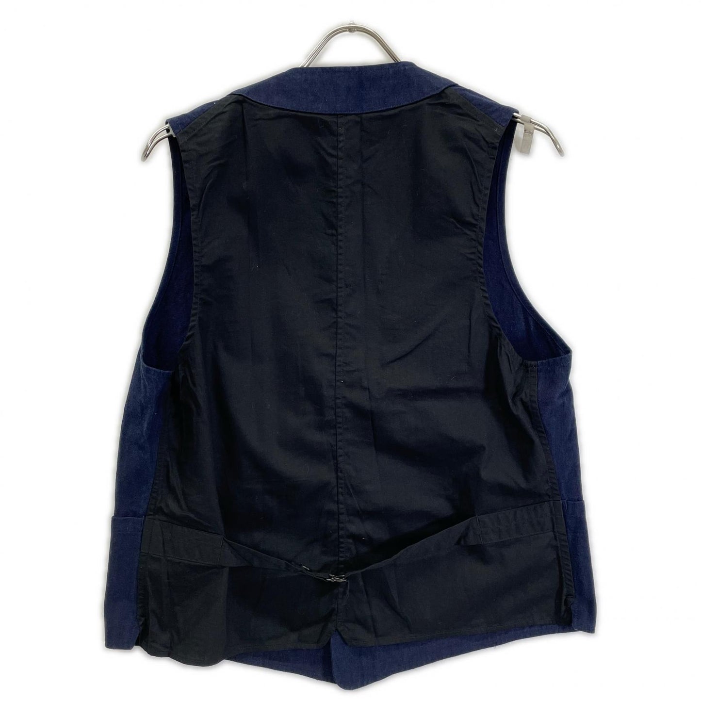ANATOMICA Cotton SAGAN Vest Navy Black Size L