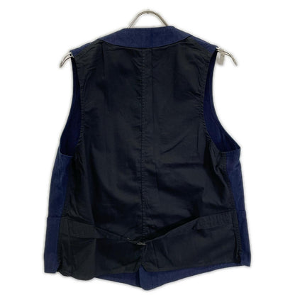 ANATOMICA Cotton SAGAN Vest Navy Black Size L