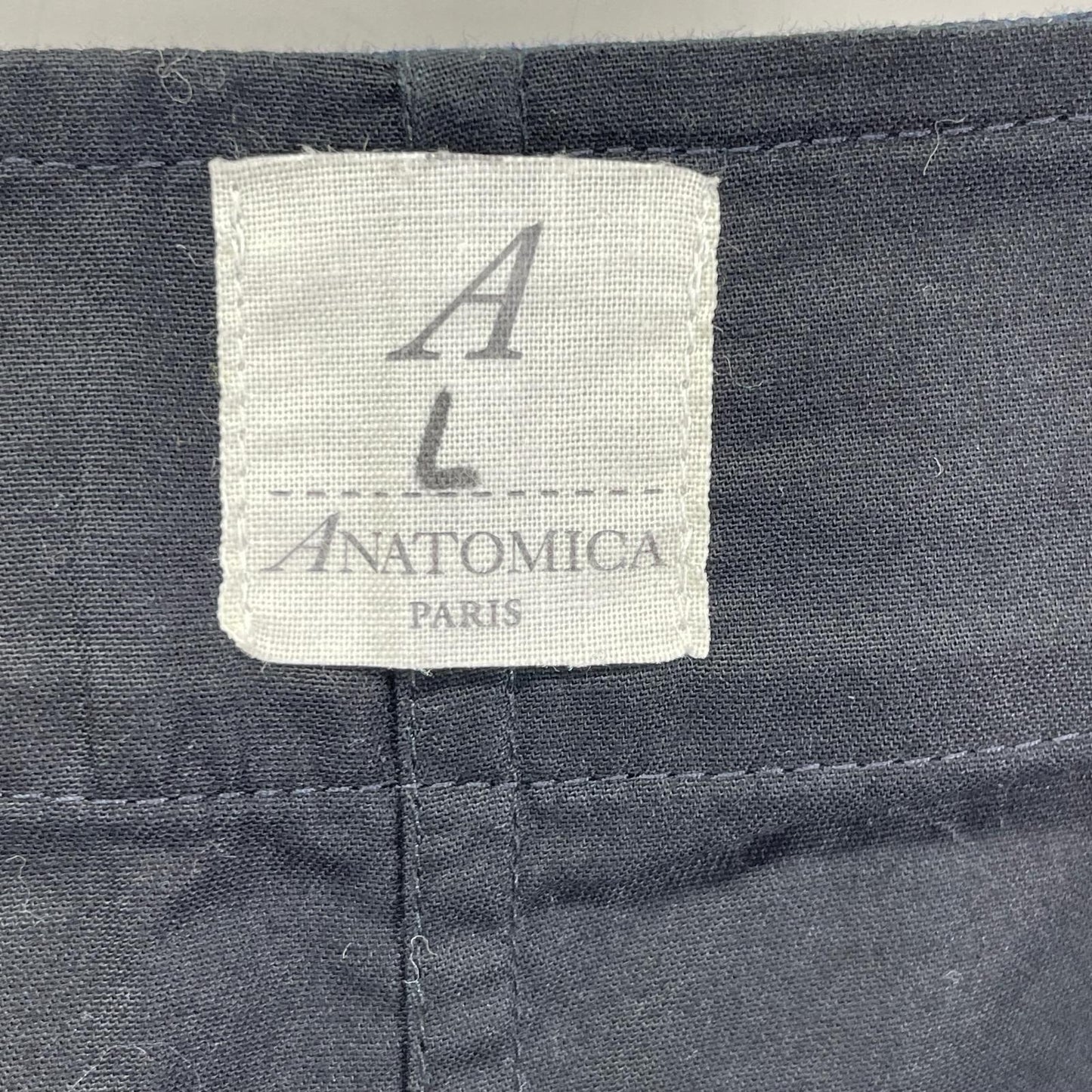 ANATOMICA Cotton SAGAN Vest Navy Black Size L
