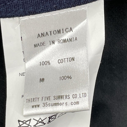 ANATOMICA Cotton SAGAN Vest Navy Black Size L