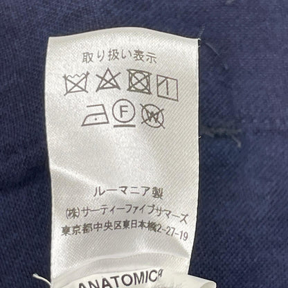 ANATOMICA Cotton SAGAN Vest Navy Black Size L