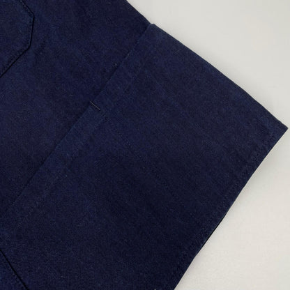 ANATOMICA Cotton SAGAN Vest Navy Black Size L