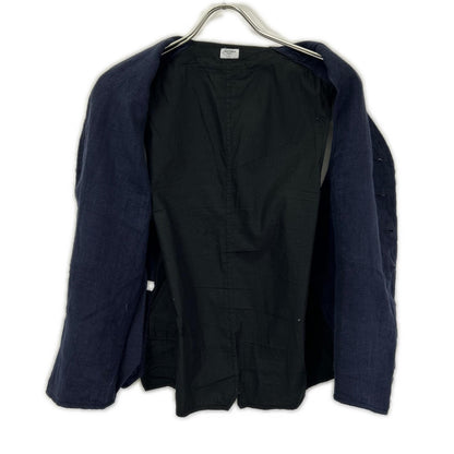 ANATOMICA Linen SAGAN Vest Navy Size L