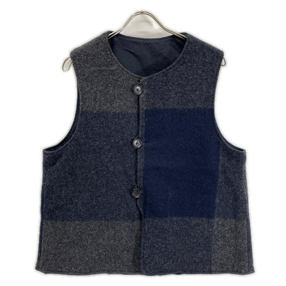 Engineered Garments Wool Reversible Over Vest Gray Size L
